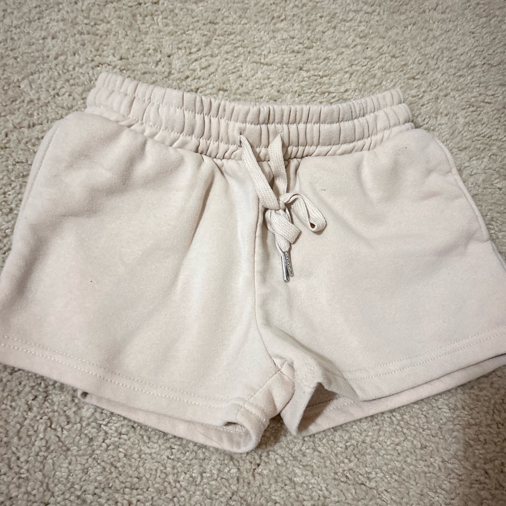 Together Women's Soft Cream Athletic Shorts